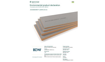 JACKOBOARD® LIGNIN obtient sa déclaration environnementale de produit (EPD) JACKOBOARD® LIGNIN obtient sa déclaration environnementale de produit (EPD)