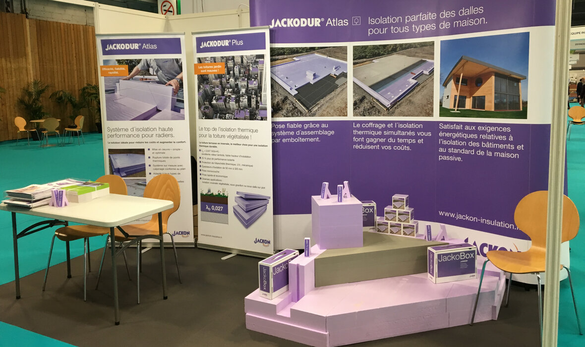 Nous vous invitons à venir nous rendre visite sur notre stand JACKODUR® sur le Salon PASSI´BAT