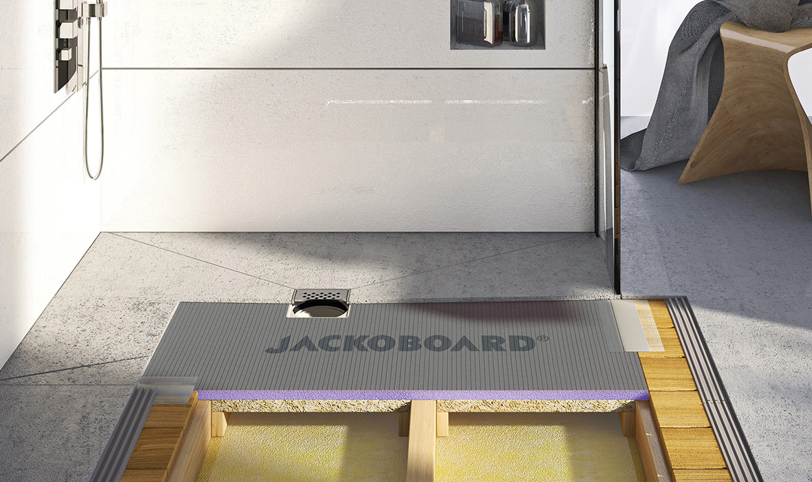 JACKOBOARD® Aqua : les solutions receveur prêt à carreler 100 % étanche