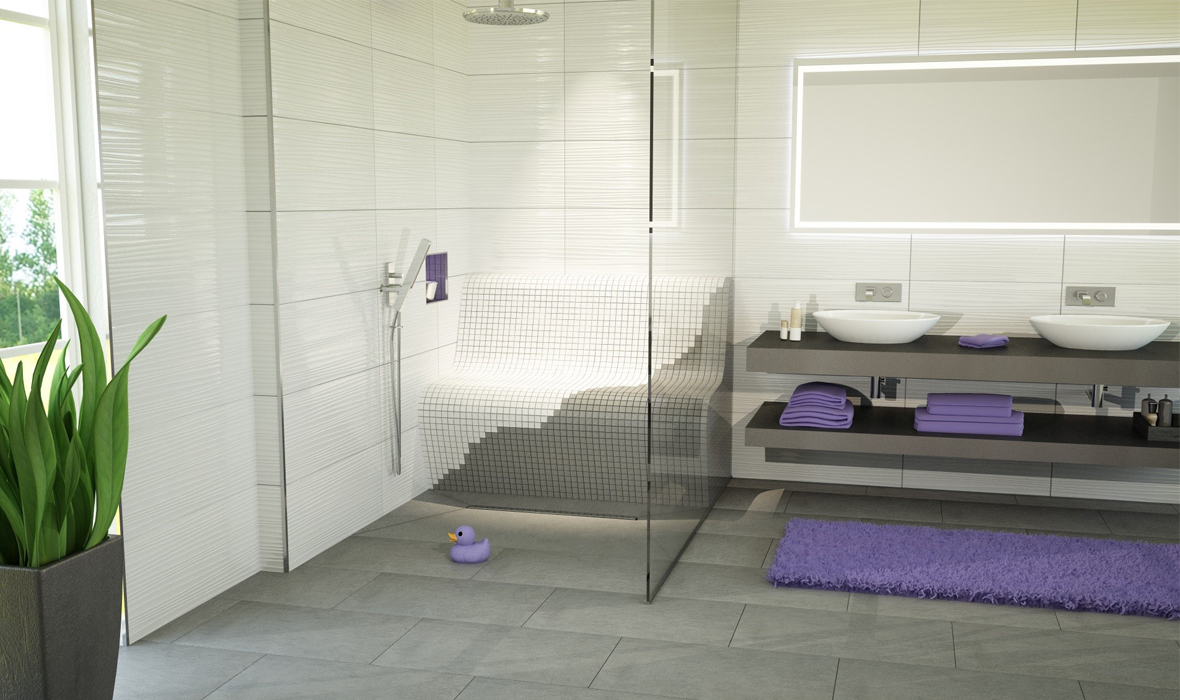 JACKOBOARD® S-Kit Liberté totale pour un aménagement personnalisé et confortable de la salle de bains