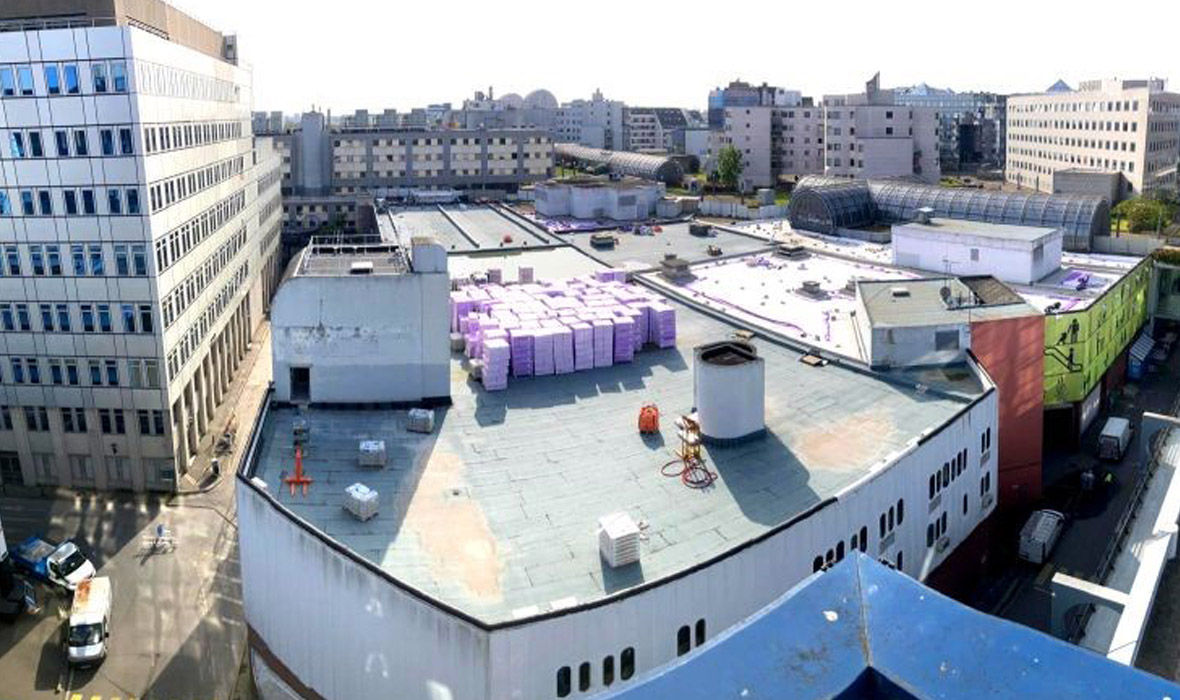 Ma salade à toit… Un isolant peut-il transformer une toiture de centre commercial en ferme urbaine ?