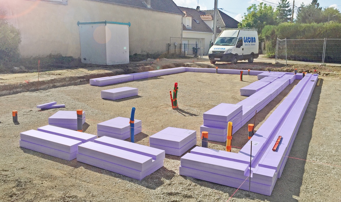 Réalisation de vingt logements sociaux BBC à Nilvange (Moselle)